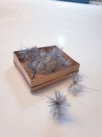 12 STK TINSEL WEIHNACHTSTERNE IN ORIGINAL SCHACHTEL