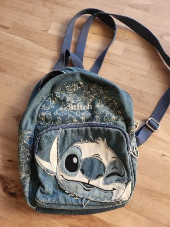 Rucksack Disney Stitch Jeansoptik gebraucht
