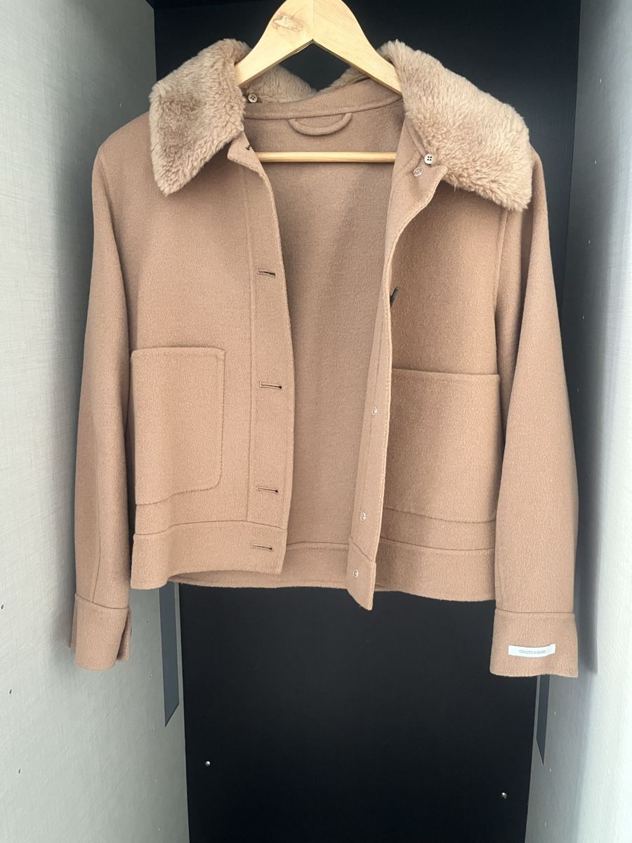 Max Mara Cappotti: Intrend camel wool blend jacket with removable teddy collar – Nuovo (secondo la descrizione) da Lugano venduto da gil_2xvg