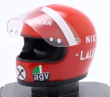 Helm 1:5 Niki Lauda1975 Ferrari Spark Minichamps IXO