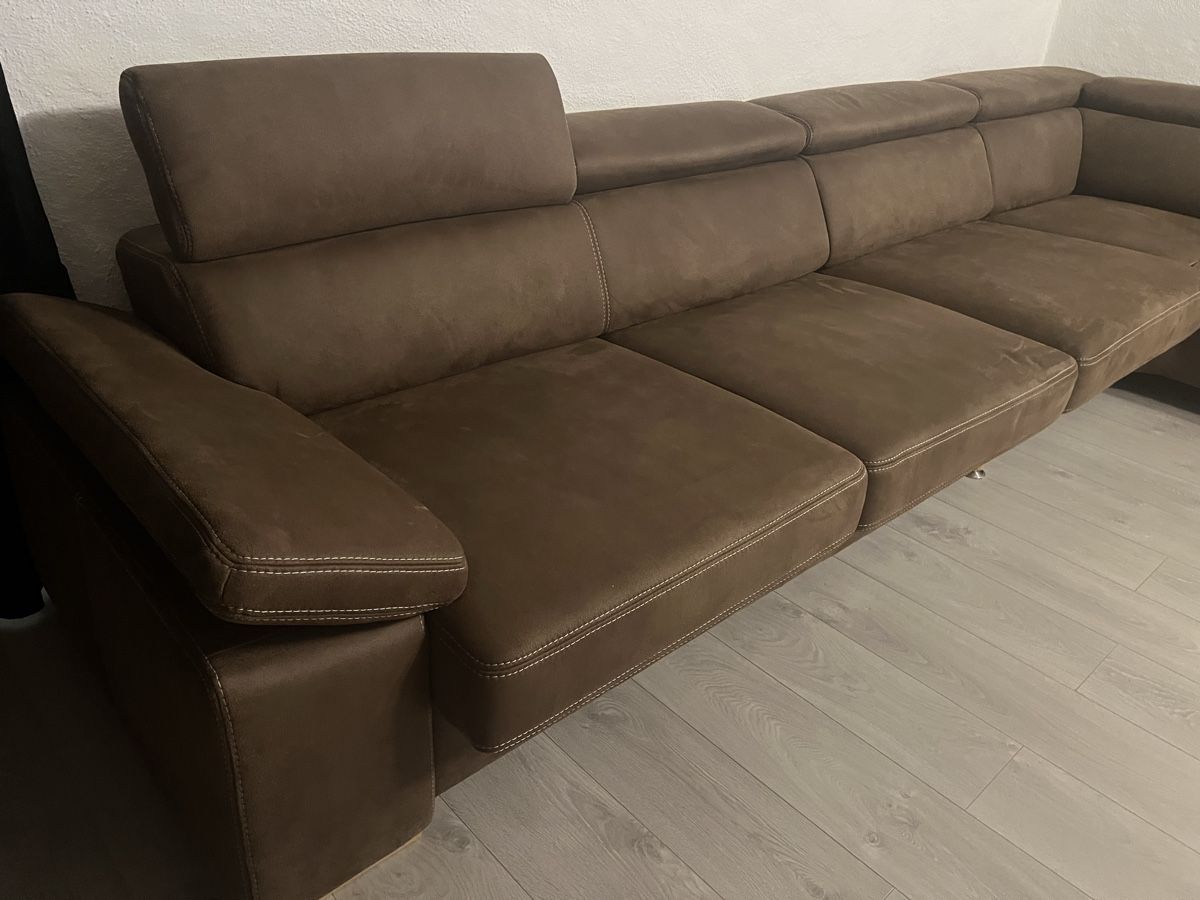 Divani: Alcantara Ecksofa mit Bettfunktion & Stauraum – Nuovo (secondo la descrizione) da Uznach venduto da Apuutze 3