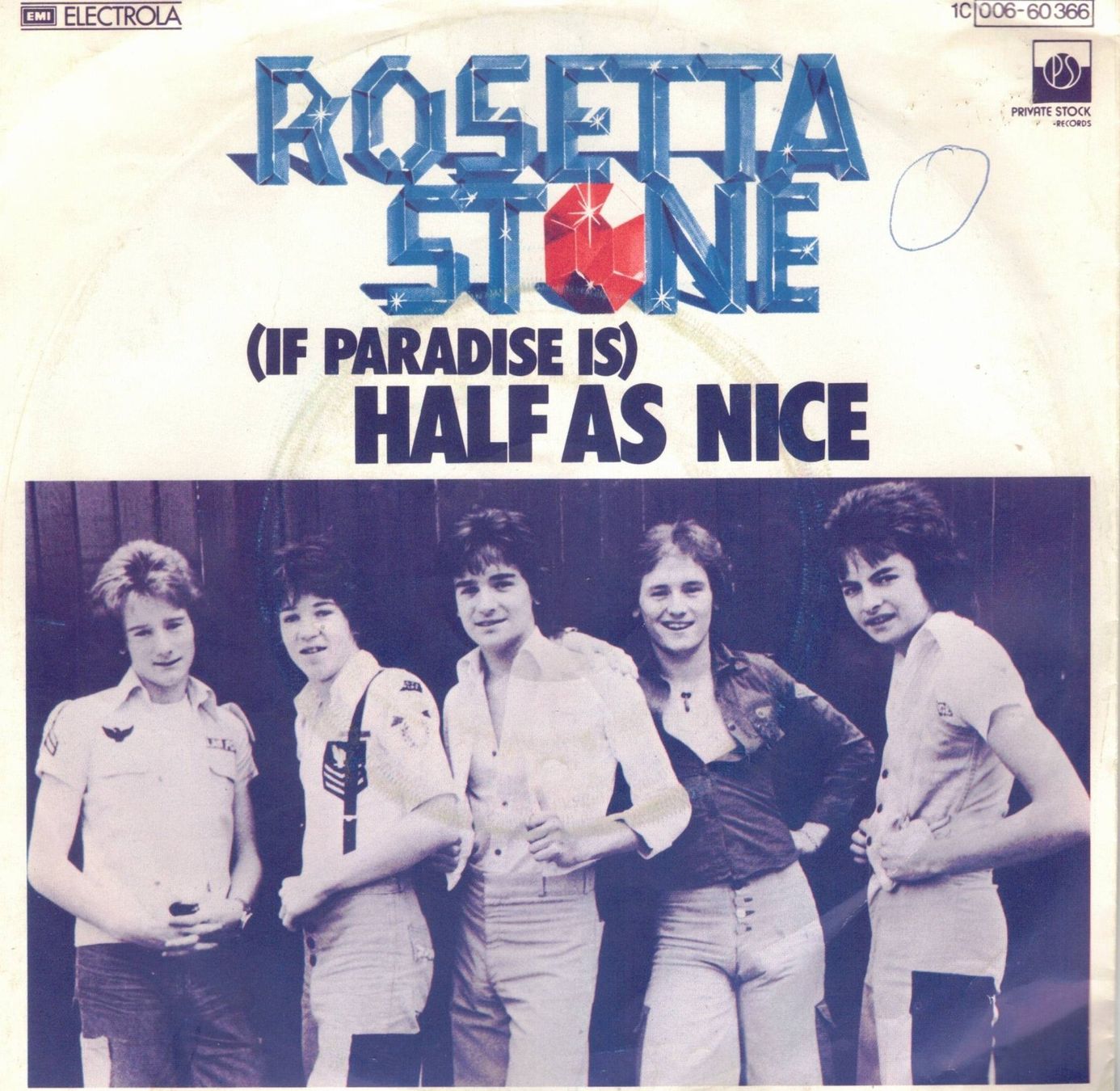 Vinyles: Single7  Rosetta Stone  --  Half as nice – D'occasion à Rheinau par thespecials