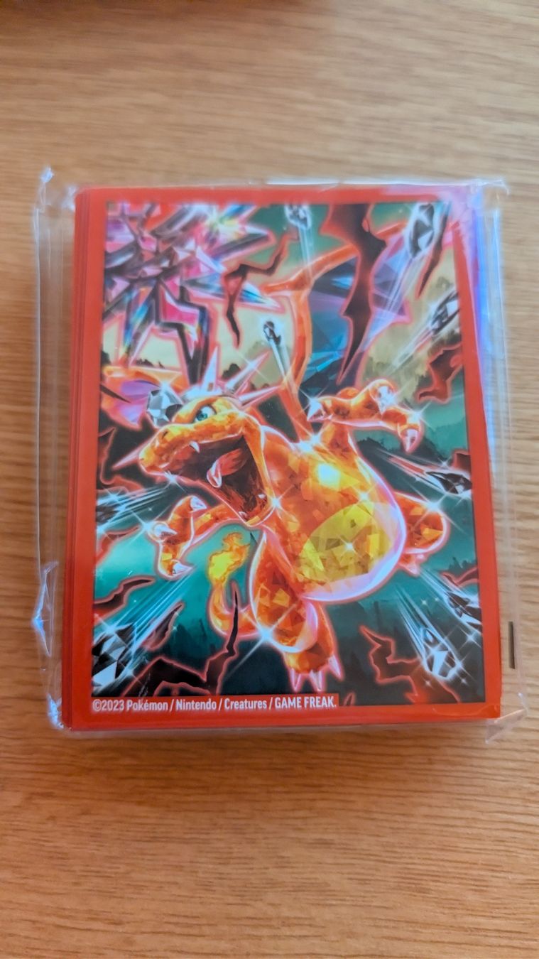 Pokémon Sammelbilder & Trading cards: 1x Sleeves Charizard Artwork  – Neu (gemäss Beschreibung) aus Ascona von MitzMuseum