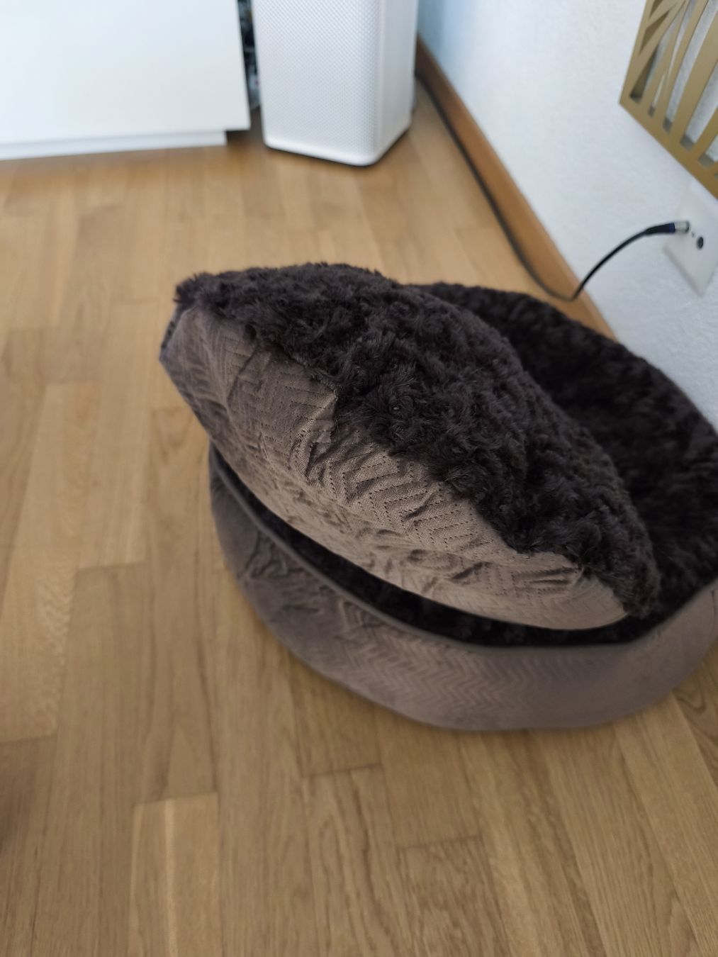 Cucce & Letti: Hunde oder Katzenbett braun – Nuovo (secondo la descrizione) da Effretikon venduto da donjuan105 2