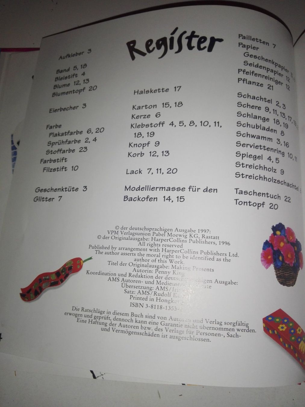 Libri: Tolle Geschenke basteln   (Penny King) – Usato da St.Gallen venduto da elk2022 4