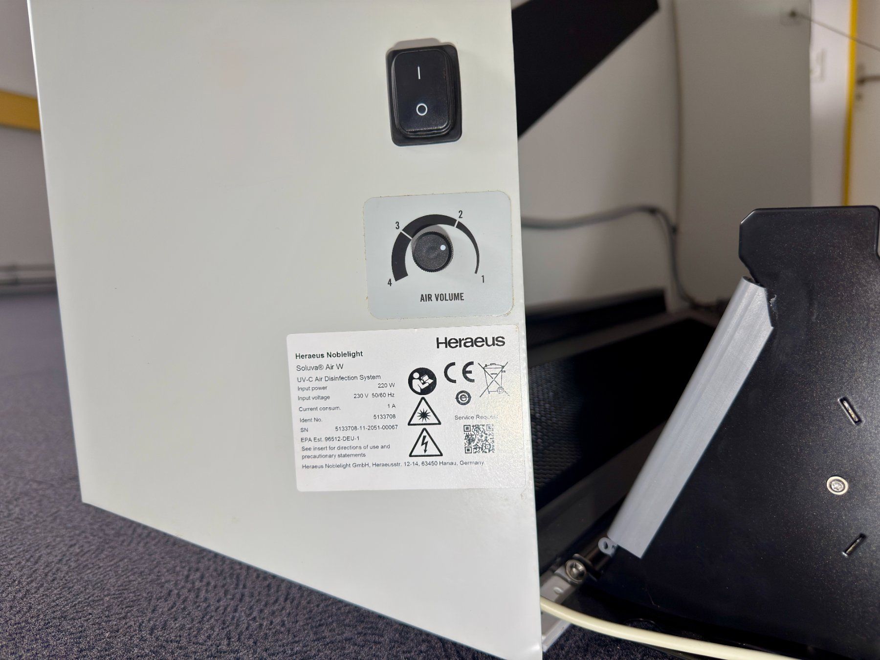 Purificateurs d'air: SOLUVA® AIR W UVC-Luftreiniger – D'occasion à Sins par secureAir 2
