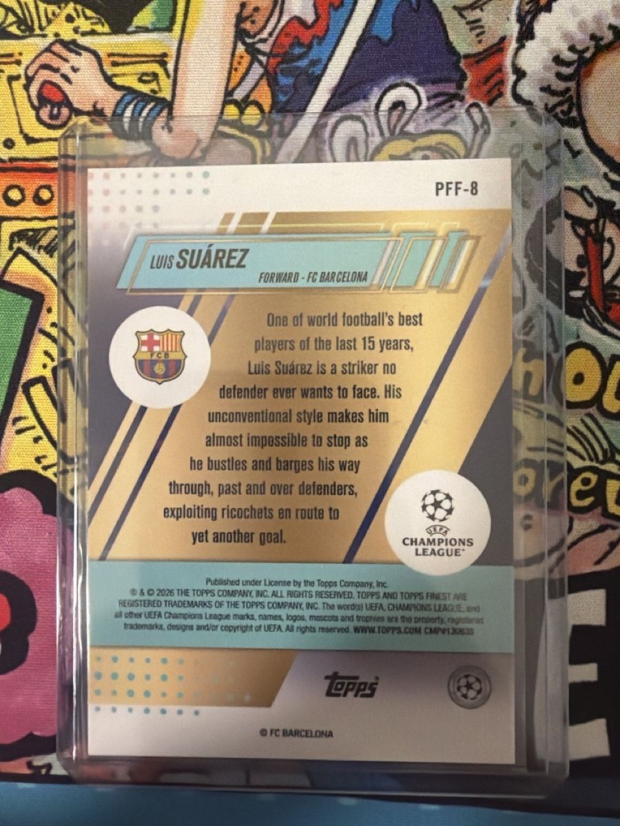 Topps Carte collezionabili: Luis Suarez case hit topps finest – Usato da S. Antonino venduto da Mc2495 1