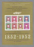 1952, TELEGRAPHENMARKEN, NEU, Ia ERH.  SBK 160.-