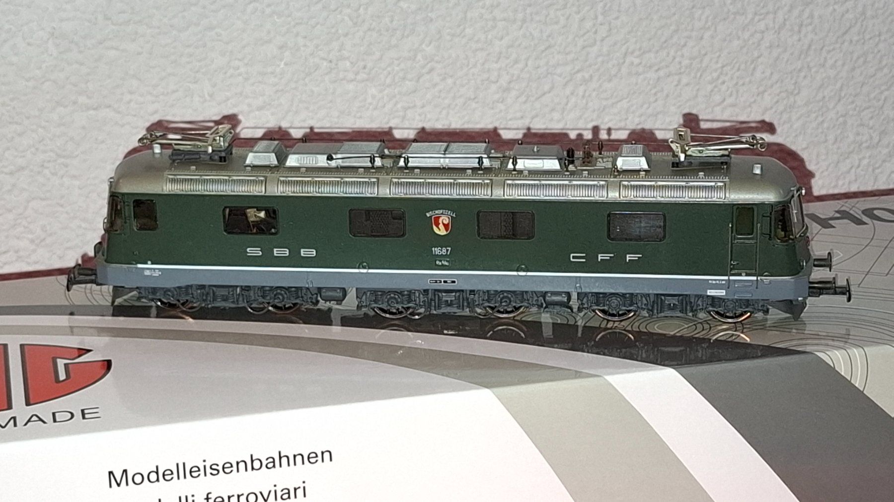 Hag Modellini di ferrovie: HAG : Re 6/6 " Bischofszell " DC, Digital – Usato da Märwil venduto da Siebenzipfel 1