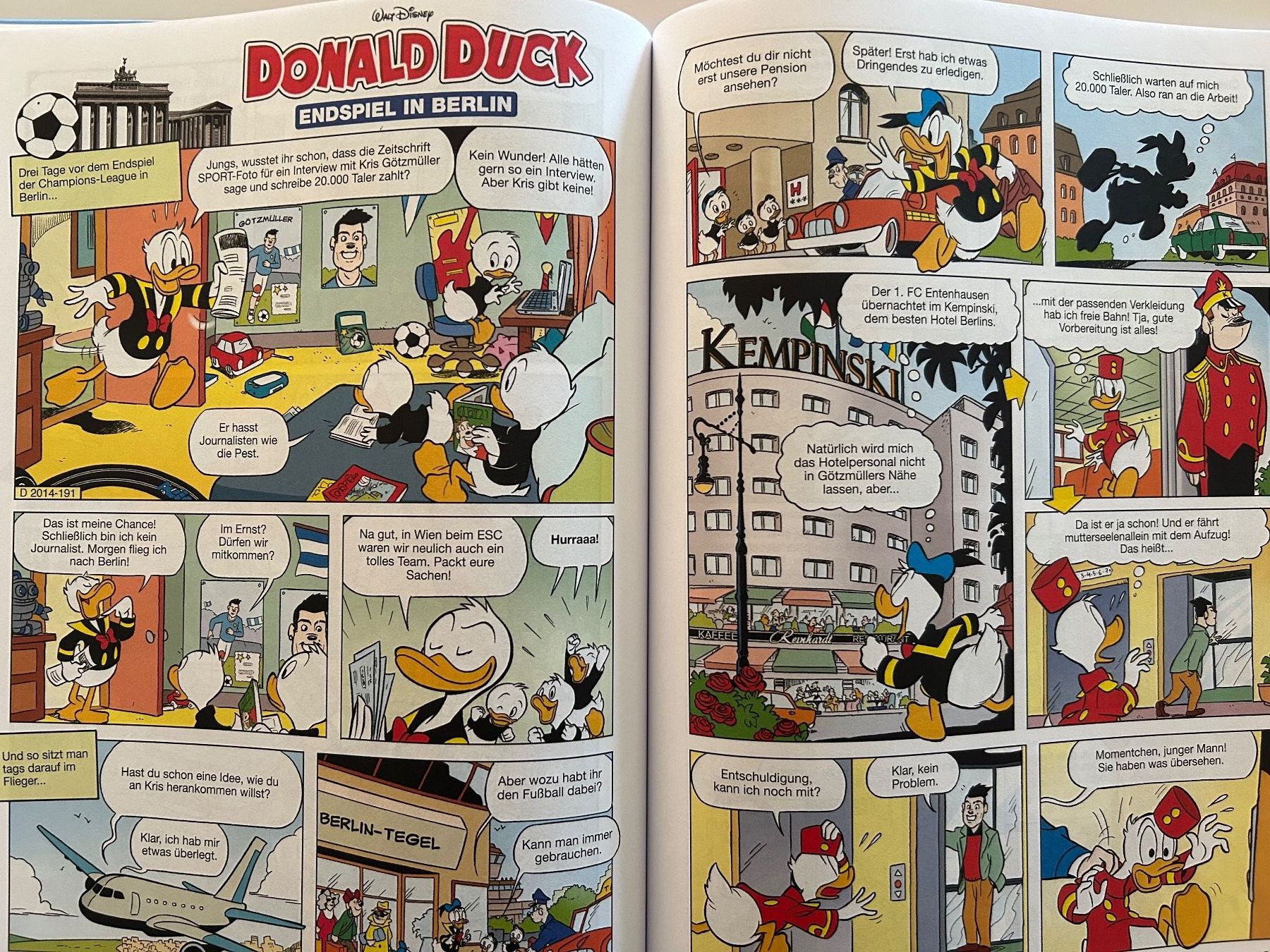 Fumetti: Donald Duck in Berlin - Disney – Usato da Pfäffikon ZH venduto da Wacardo 3