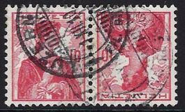 Kehrdruck Helvetia Brustbild v.1909  Nr. K4, gest. ʘ KP 30.-