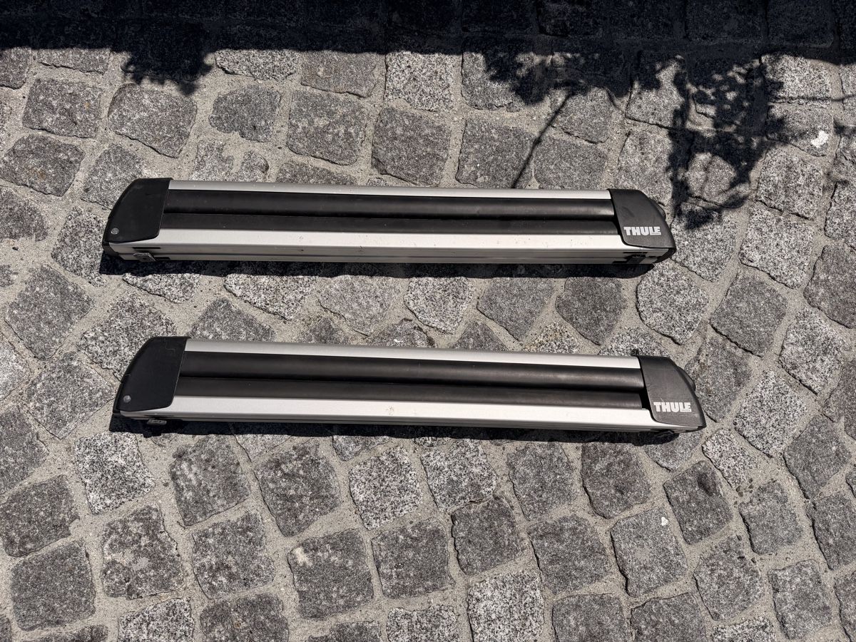 Thule Portapacchi: THULE Ski-Träger-Set Aluminium – Usato da Zürich venduto da Gadgets2020