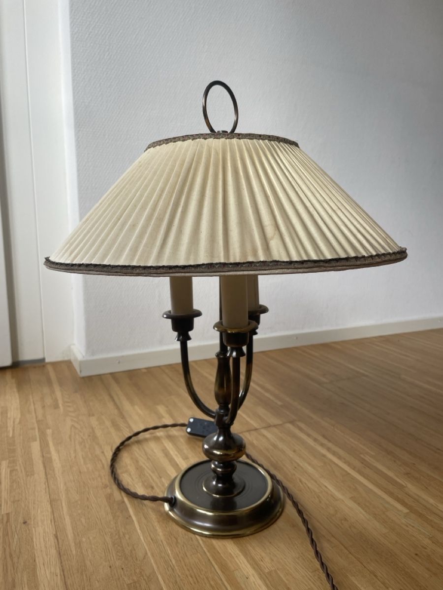 Lampade: Tischlampe Messinglook - Vintage Stil – Usato da Zürich venduto da BlancaL 2