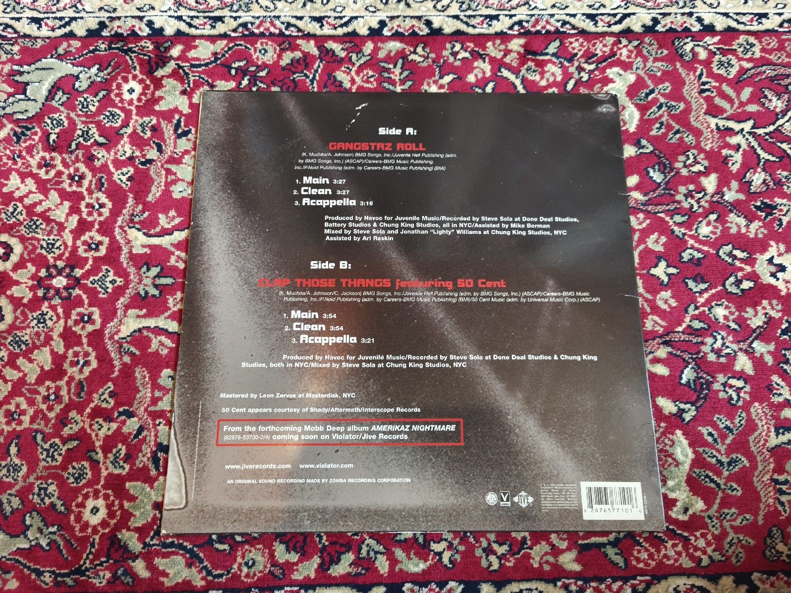 Dischi in vinile: Mobb Deep - Gangstaz Roll – Usato da Kandersteg venduto da digginblackpearlz 1