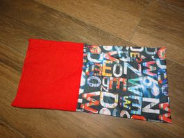 Tour de cou Decathlon enfant, doublé polaire rouge