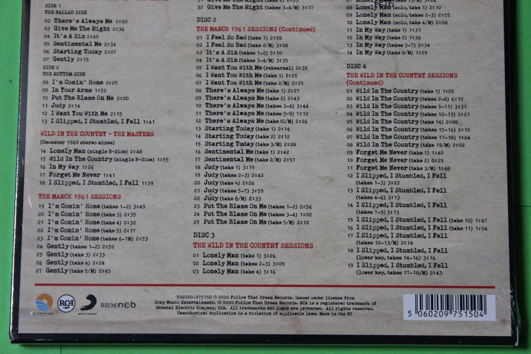 CDs: Elvis Presley - Something for everybody Sessions 4CD FTD OVP – Neu und originalverpackt aus Tübach von JamesStone 6