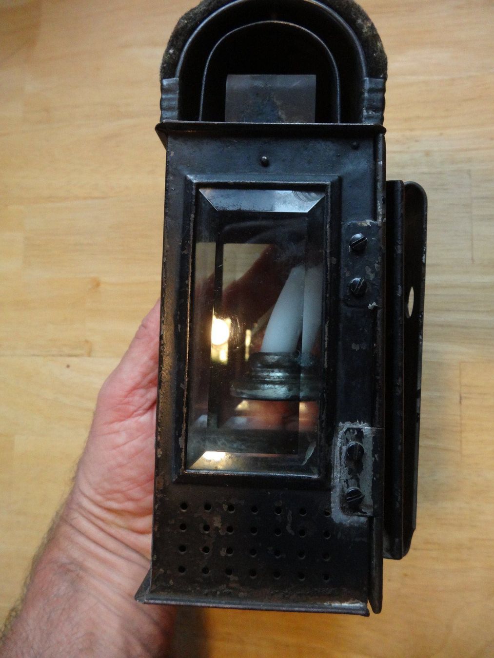 Lampen: lanterne à bougie ancienne de chemineaux – Gebraucht aus Rebeuvelier von falcon58 1