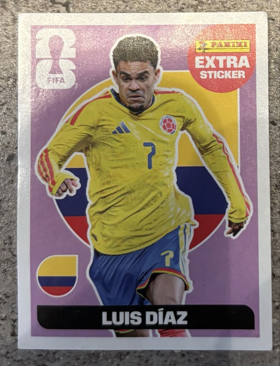 Panini Carte collezionabili: Extra Sticker Wm 2026 Luis Diaz Lila – Nuovo (secondo la descrizione) da Pfäffikon ZH venduto da Huerlimaa01