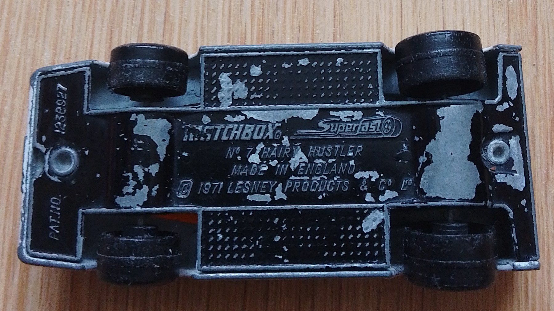 Matchbox Modellini d'auto: Auto Matchbox Superfast: SF-7 Hairy Hustler 1971 – Usato da Wohlen AG venduto da salamanderspielwaren 4