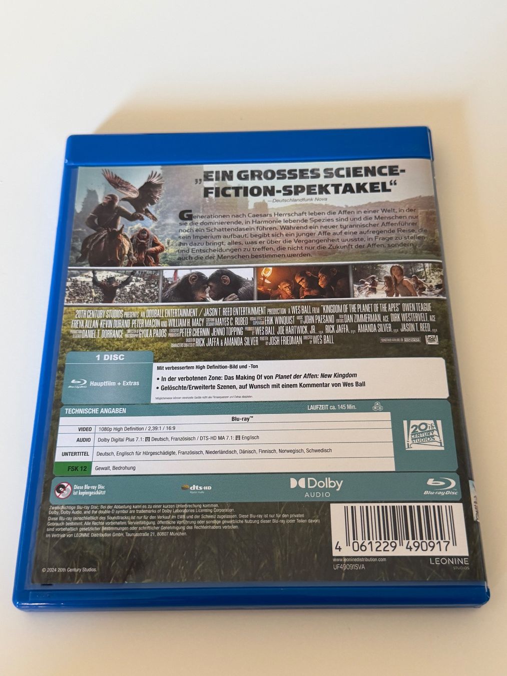 Tutti i DVDs: Planet der Affen New Kingdom Blu-ray – Nuovo (secondo la descrizione) da Altstätten SG venduto da sheamus 1