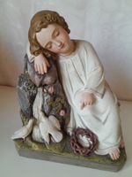 Johannes der Täufer als Kind, Schaf und Kreuzstab, Gips 1903