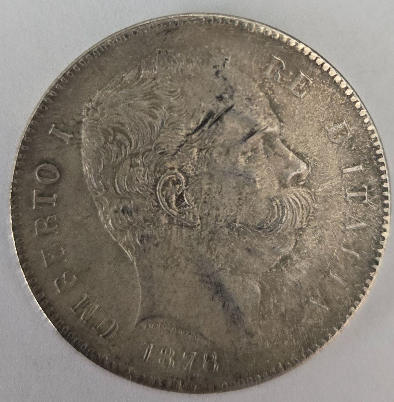 Tutti le monete: Italienische Münze, Umberto I, 1878, replika – Usato da Neuenhof venduto da archia