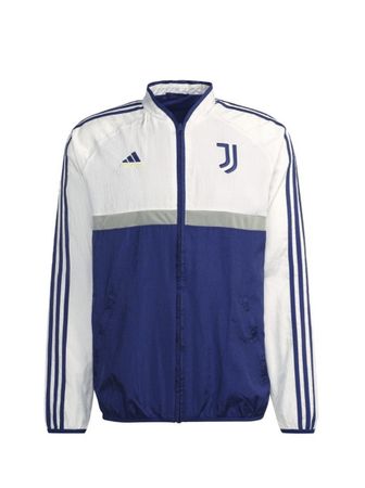 Juventus Turin Adidas Trainer Jacke Blau Weiss, Grösse M