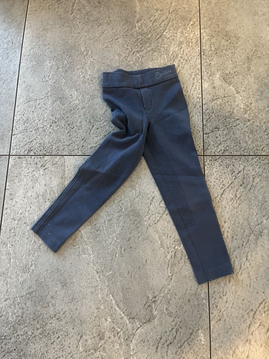 Strumpfhosen & Leggings: Kinder Reithose dunkelblau Grösse 128 Equilibre – Gebraucht aus Dotzigen von Mirjam1984