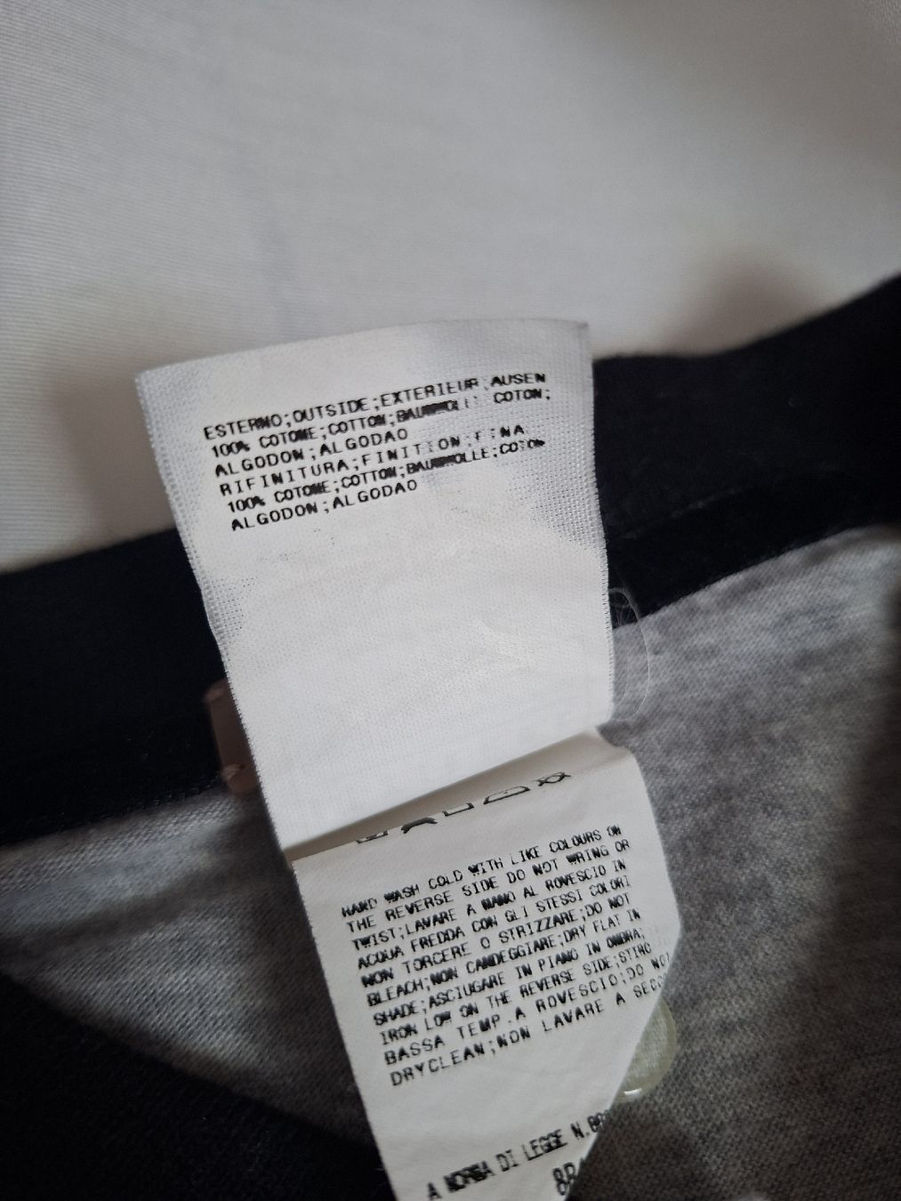 John Galliano Top: Top Galliano gris - Taille S/M – Usato da Lausanne venduto da Super-cerise 5