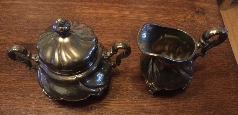 Sucrier et pot à crème en argent 925, 350 g Kaufen auf Ricardo