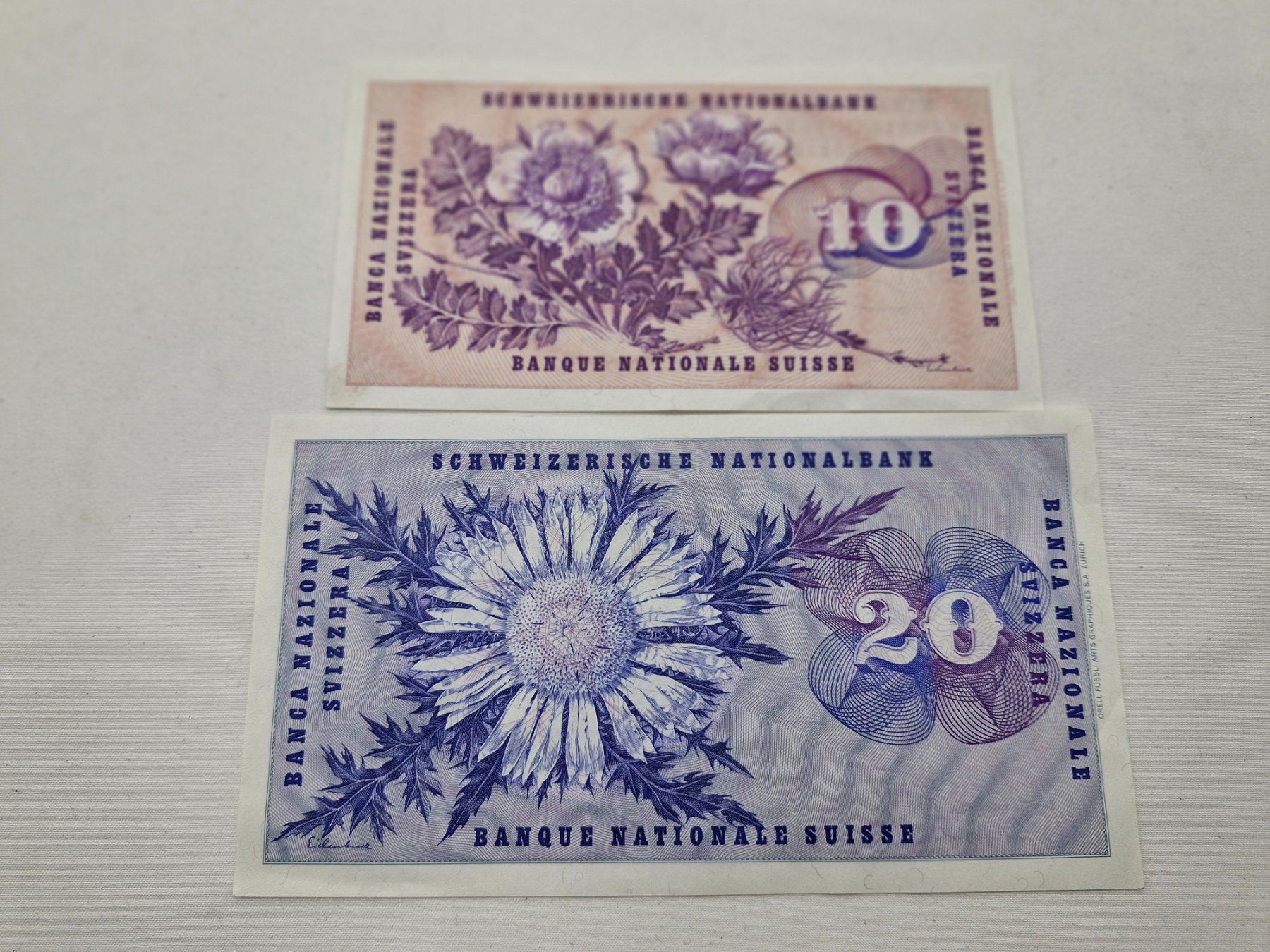Banconote: BILLETS de BANQUE CH / VINTAGE ! – Usato da Bulle venduto da italicum 1