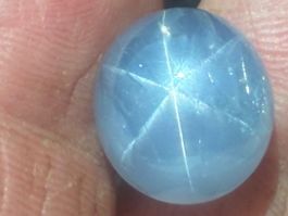 STERNSAPHIR gräulich/blau  22.55cts  Burma
