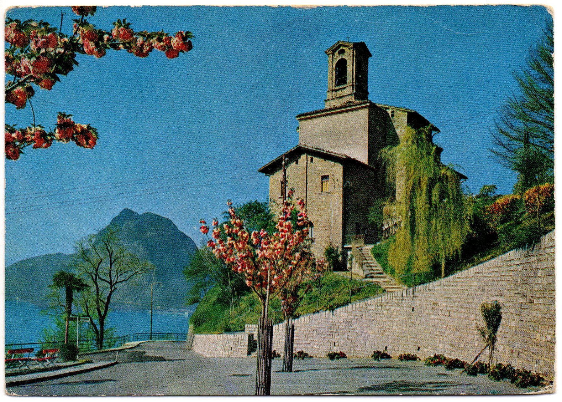 Cartoline postali: LUGANO CASTAGNOLA Chiesa – Usato da Jona venduto da philajona
