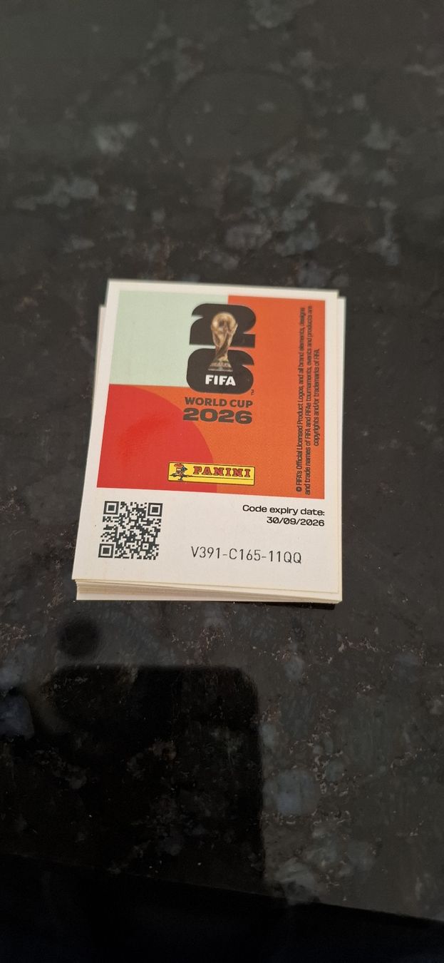 Panini Carte collezionabili: FIFA World Cup 2026 Panini Sticker Code  27Stk – Nuovo e nell'imballaggio originale da Gipf-Oberfrick venduto da Edii45
