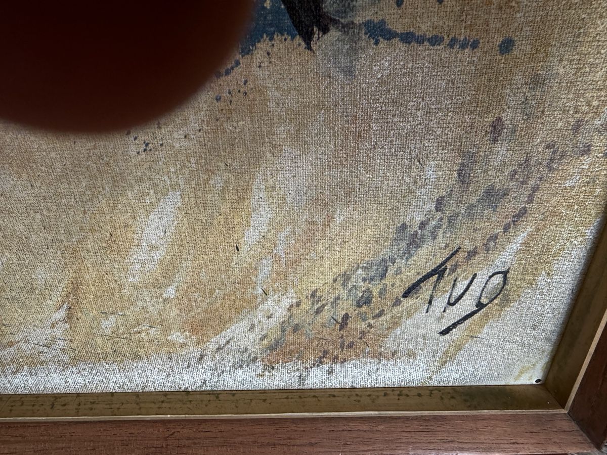 Dipinti: Fritz Hug Gemälde 73cm x 58cm ohne Rahmen – Usato da Zürich venduto da sne.swiss 2