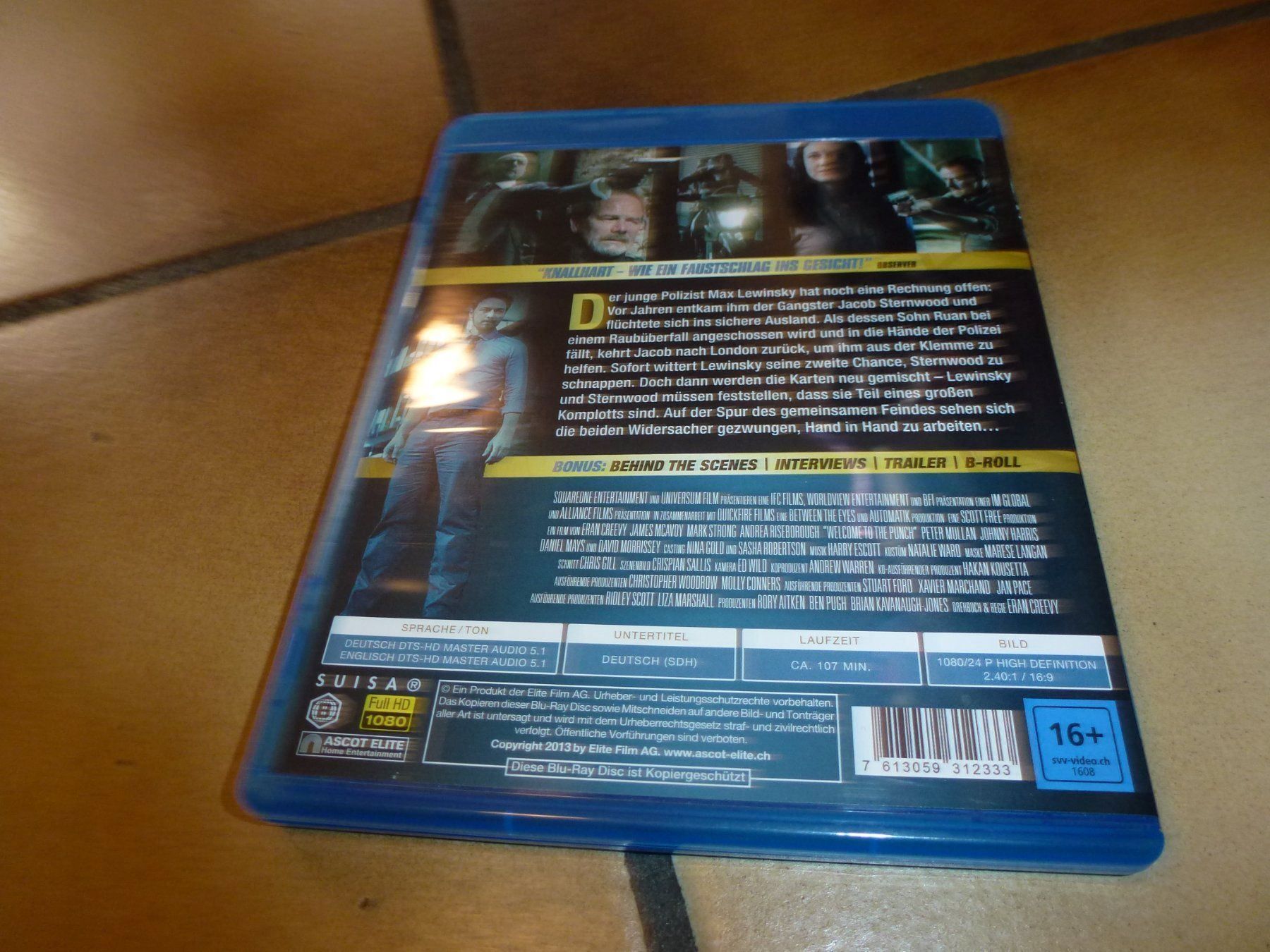 Tutti i DVDs: Enemies Welcome to the Punch BLU-RAY – Usato da Olten venduto da Disc-Verkauf 2