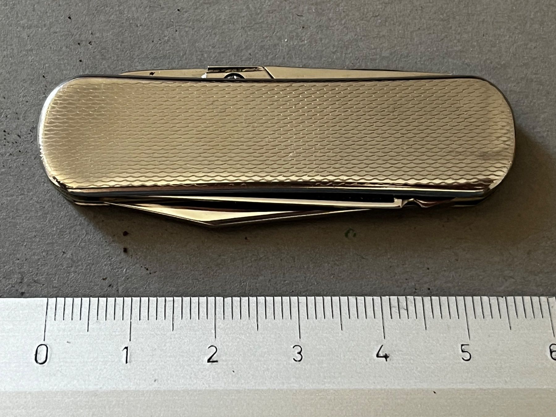 Solingen Coltelli tascabile: Sackmesser OMEGA Solingen 58 mm - mit Etui – Usato da Zürich venduto da FV.vintage 8