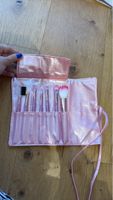 Pink Makeup Brush Set with Case - Ideal for Travel