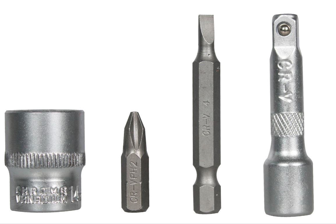 Tutti gli attrezzi: 1/4" Steckschlüssel und Bitsatz 132 teilig - Steckschlüssel – Nuovo e nell'imballaggio originale da Koppigen venduto da Bracher_Mail-House 3