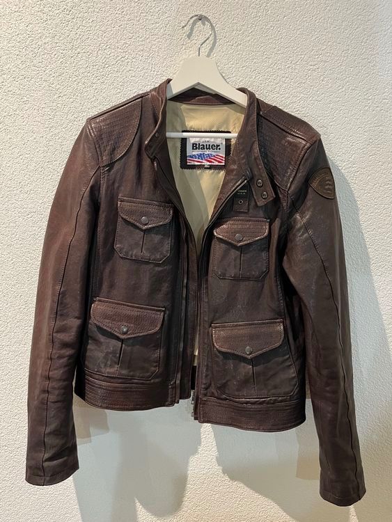 Jacken: "Blauer" Lederjacke – Gebraucht aus Wangen SZ von timbales