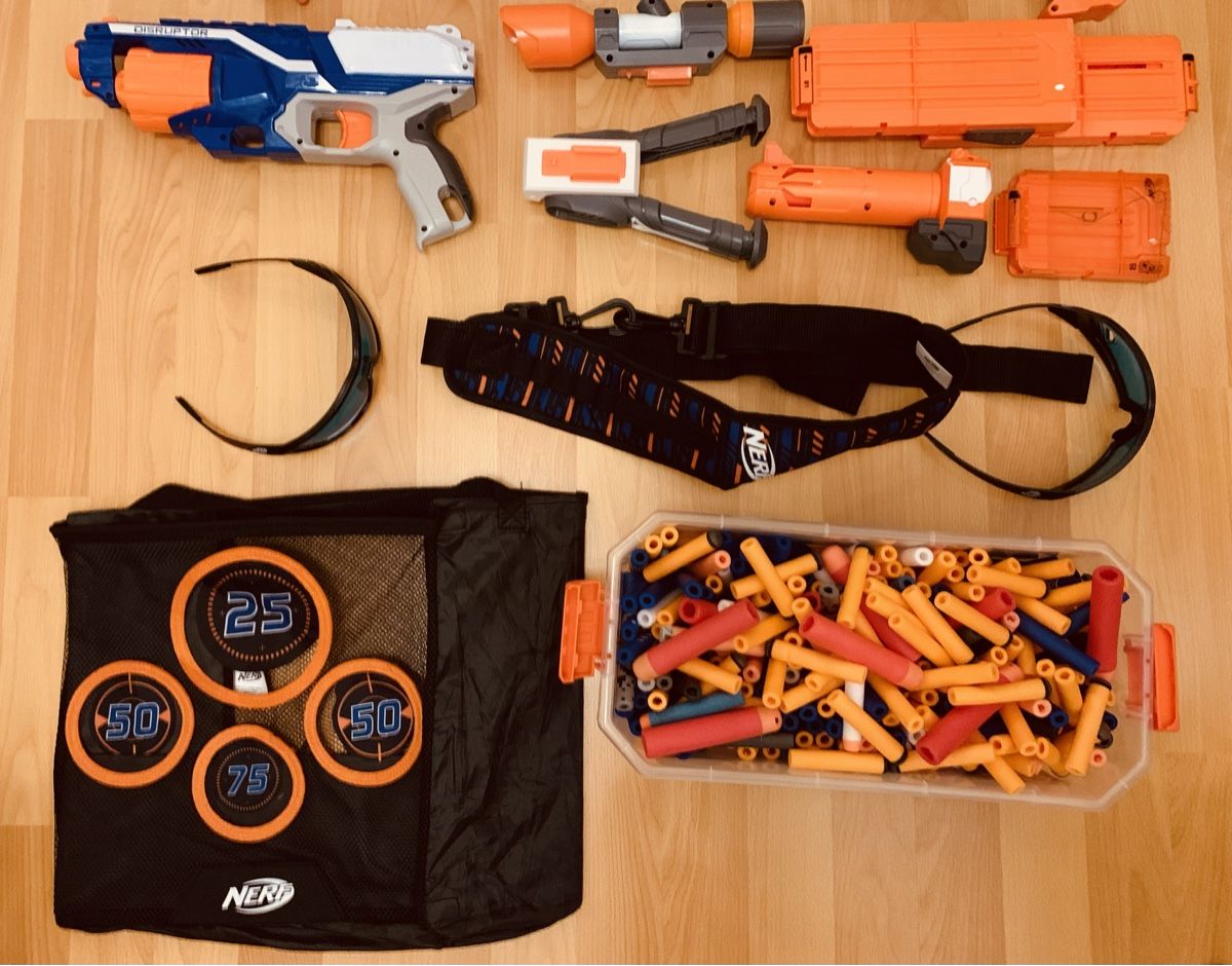 Nerf Spielzeuge: **Grosse NERF Sammlung mit Zubehör und Munition** – Gebraucht aus Villigen von 28Nora82 2
