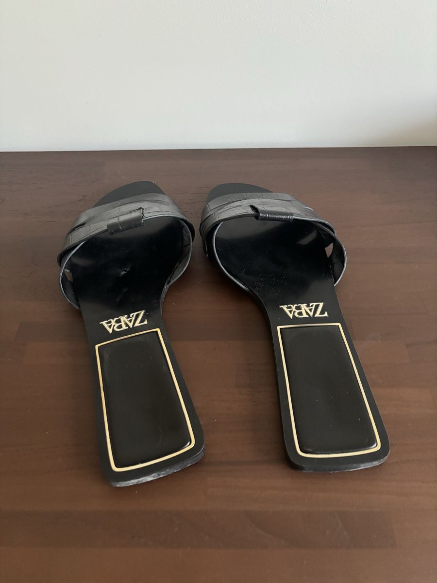 Zara Scarpe da donna: Zara Shoes Slides Black Size 38 – Usato da Zürich venduto da cha_jz8q 2