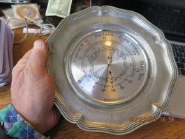 Barometer 22 cm Durchmesser 678 Gr Gewic
