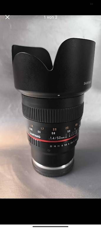 Samyang Objektive: Samyang 50 mm f/1.4 AS UMC E-Mount – Gebraucht aus Belp von kie_8tzq 2