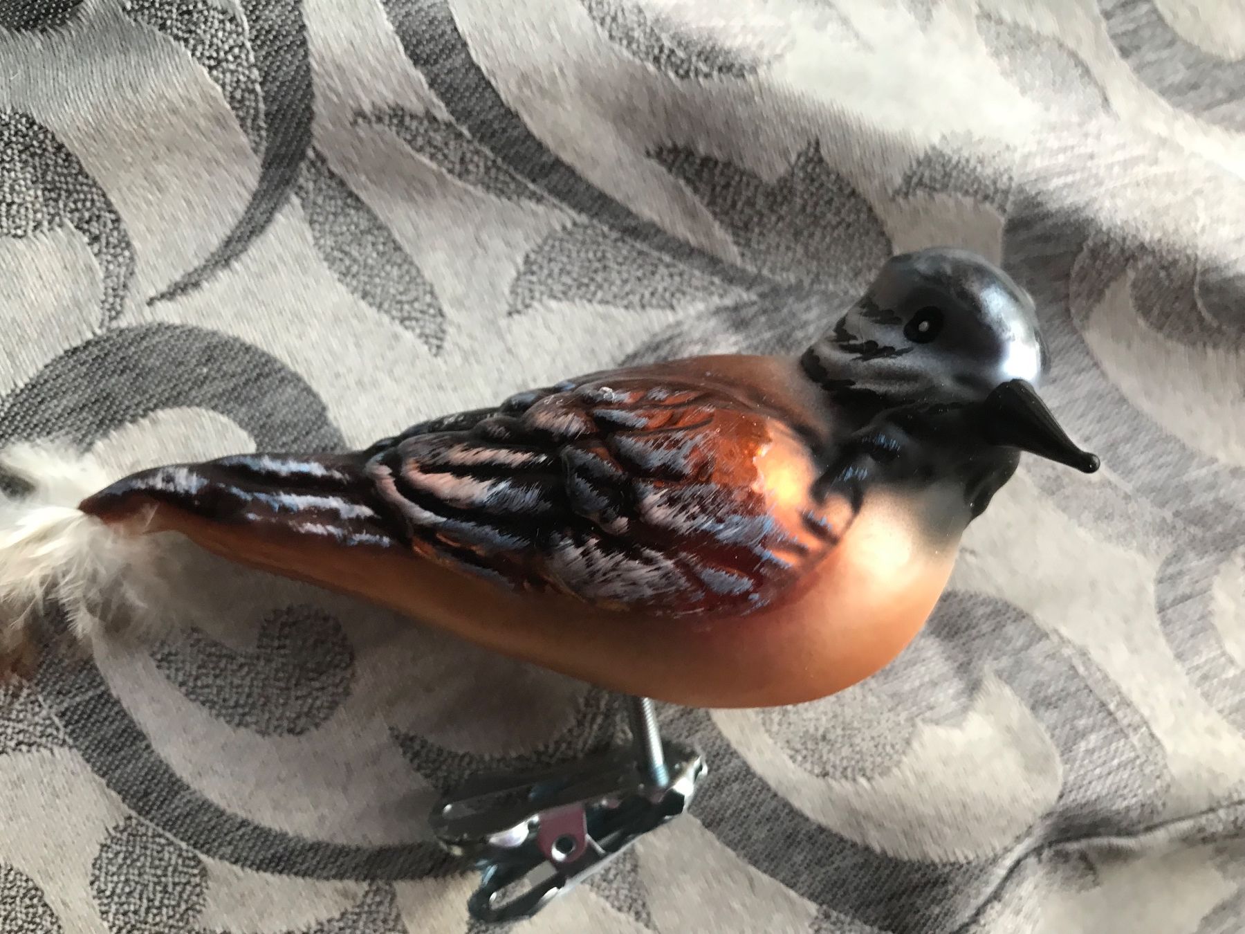 Tutte le decorazioni: Haubenmeise Vogel Christbaumschmuck – Nuovo e nell'imballaggio originale da Alpnach Dorf venduto da marvo 2