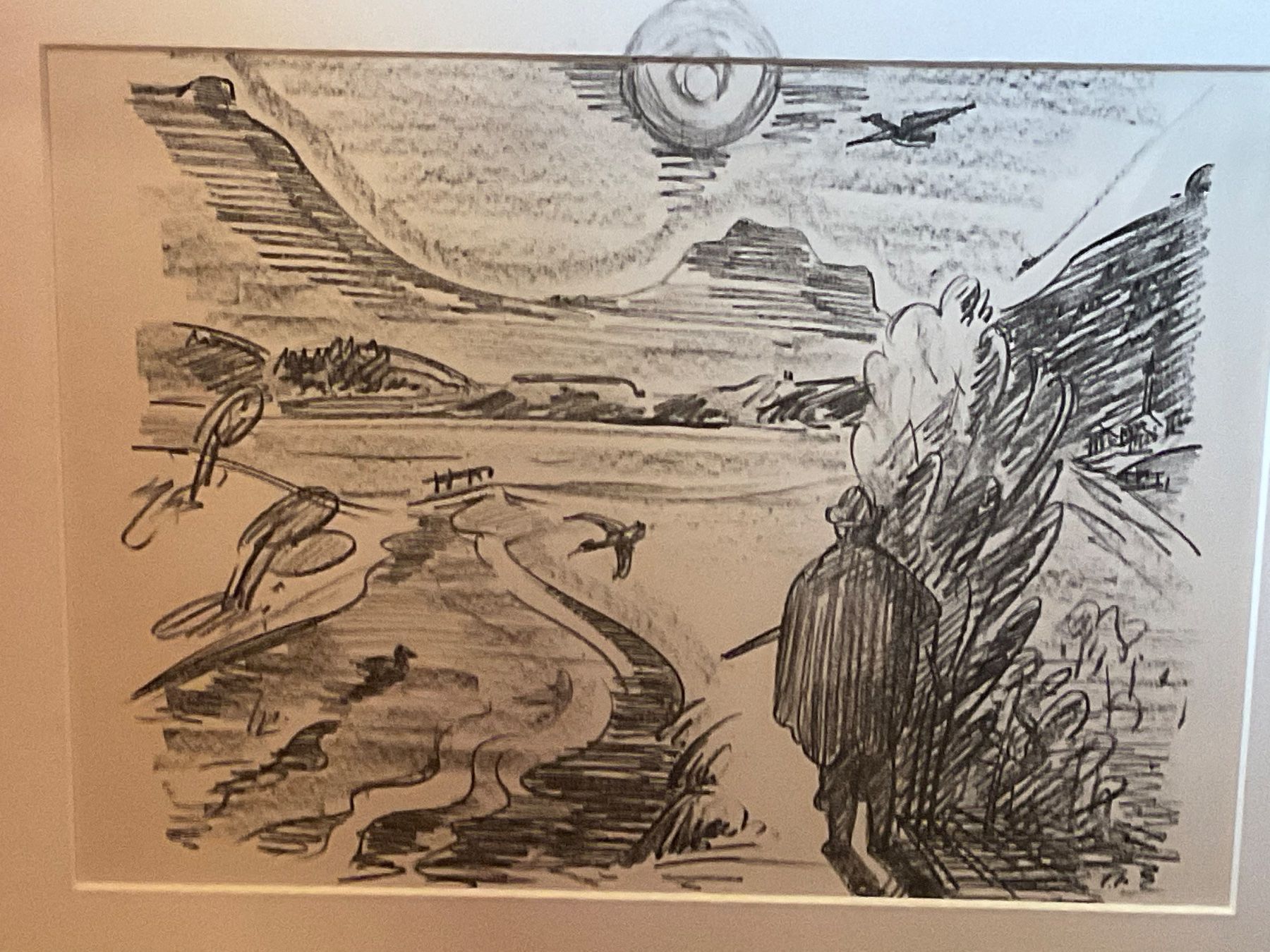 Grafiken & Lithographien: TURO PEDRETTI LITHOGRAPHIE GERAHMT ORIGINAL – Gebraucht aus Scuol von Lotus2020 2