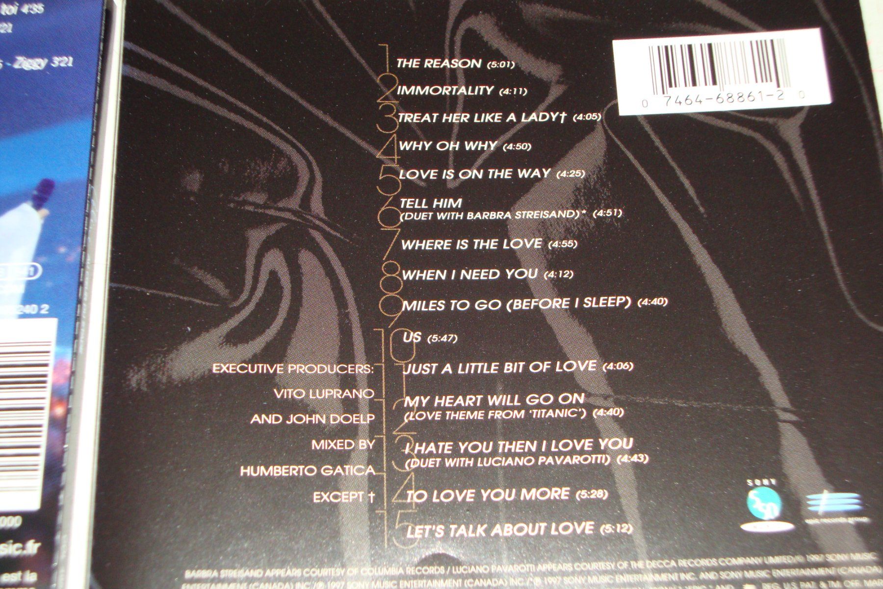 CD: 4CD's - Celine Dion [COLUMBIA & epic] – Usato da Unterbäch venduto da hiliq 5