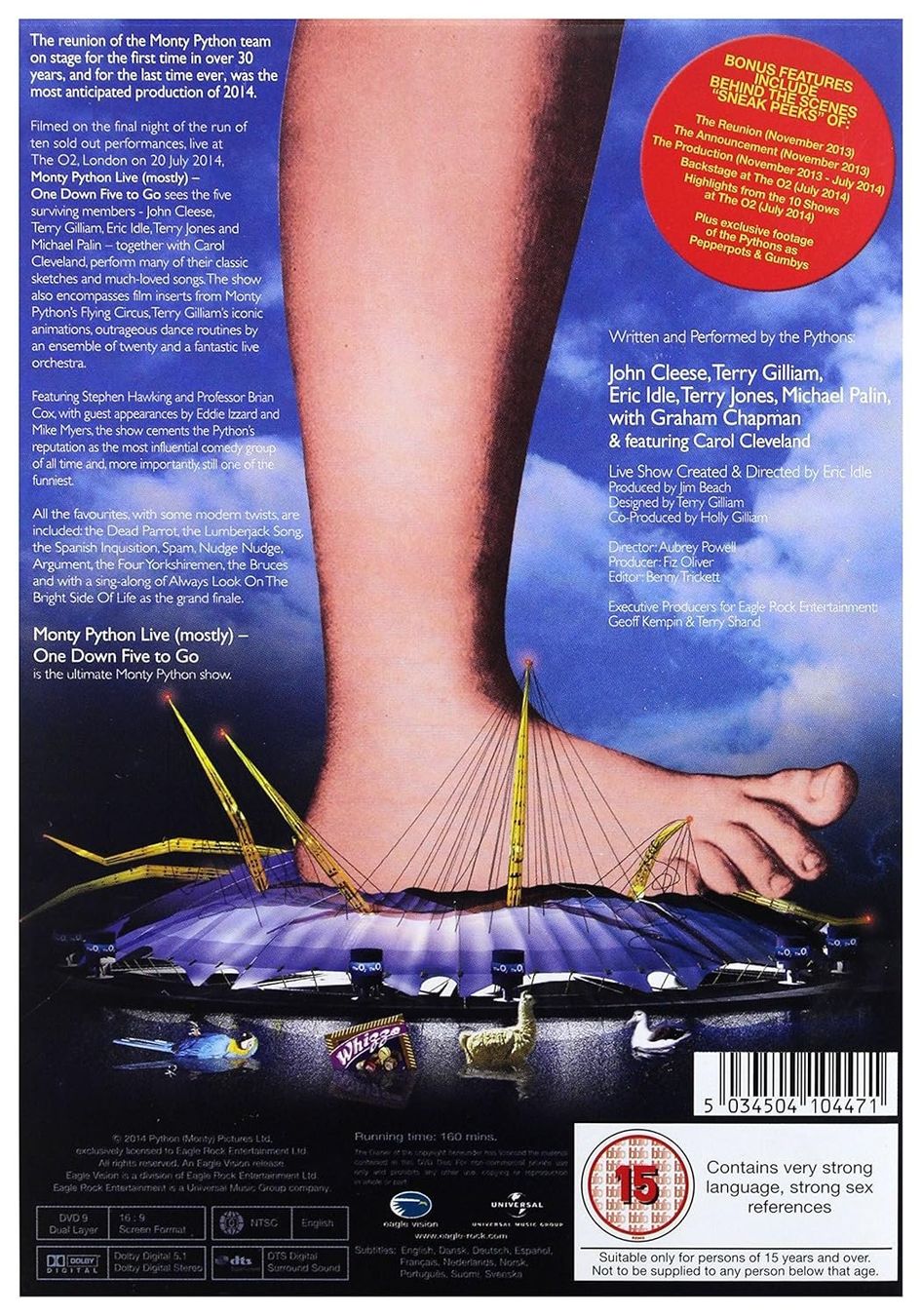 Tutti i DVDs: Monty Python Live (mostly) - One Down Five To Go (DVD) 2014 – Usato da Schmitten FR venduto da Frank_Anders_S48 1