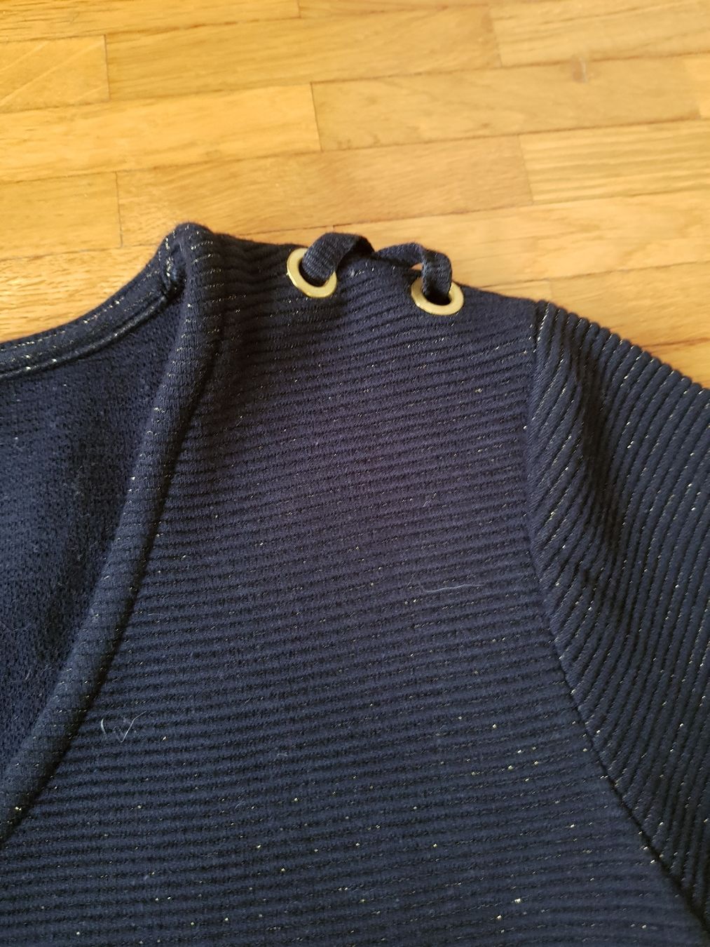 Maison 123 Maglioni & Felpe: Pull bleu marine effet pailleté Maison 123  Taille 36 – Usato da Veyrier venduto da sosozizou 1