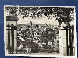 Alte Ansichtskarte von Bern, Rosengarten, 1939 Top